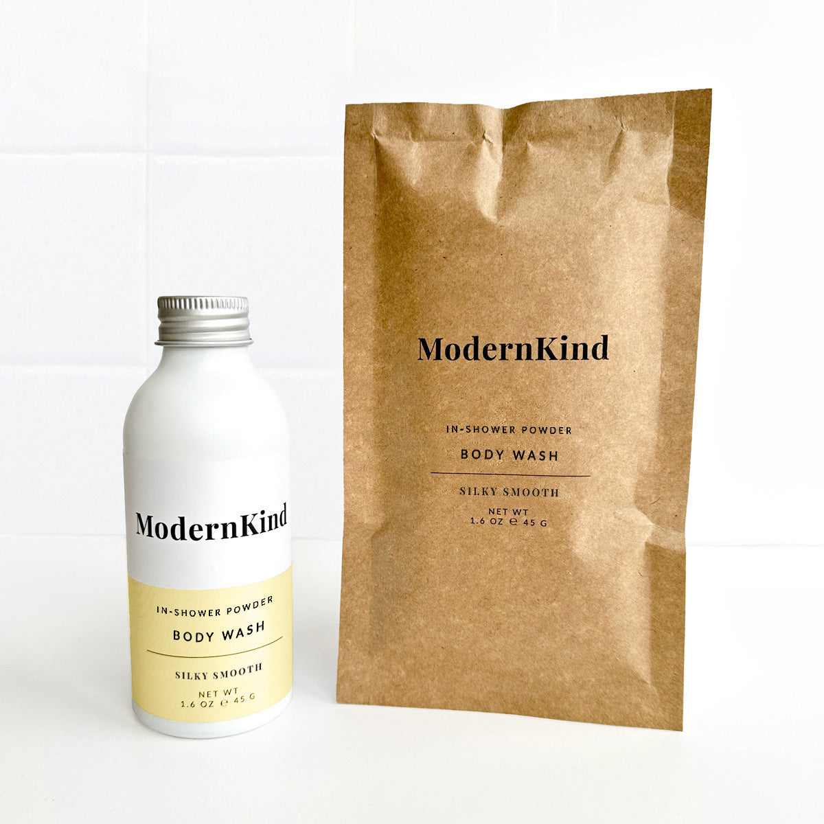 ModernKind Body Wash Powder Starter Set | Plastic-Free Shampoo Powder